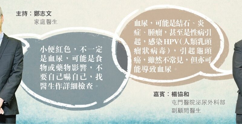 【有片】帶痛：或生結石 無痛：癌作怪？ 屙血尿 唔痛驚過痛