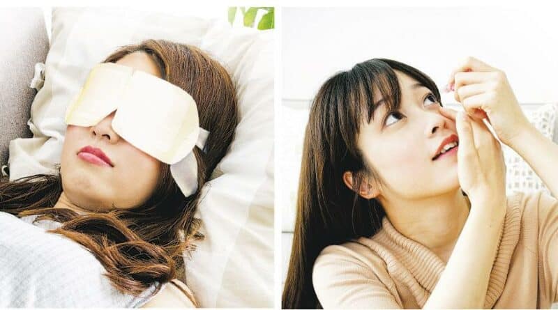 紓緩眼乾 蒸氣眼膜定眼藥水好？ 專家：含防腐劑眼藥水 濫用可致敏