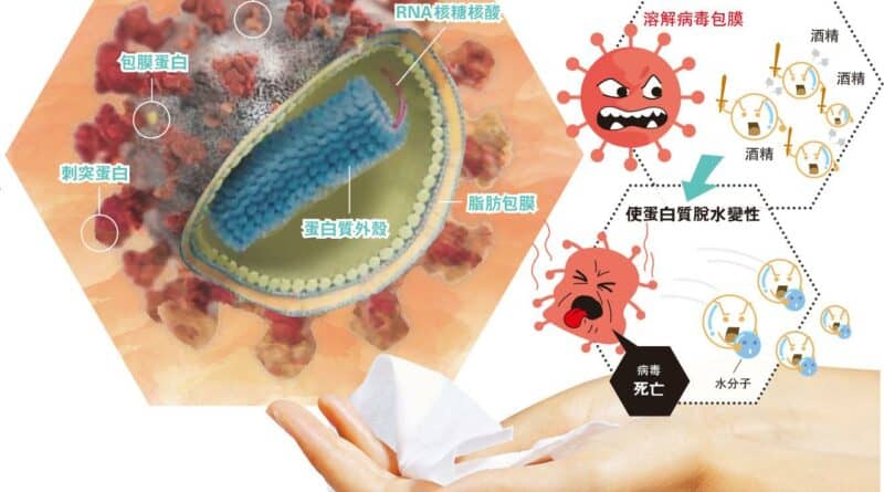 睇清消毒成分 濕紙巾靠酒精快速殺病毒