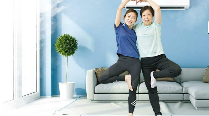 【有片】孖住阿媽做運動 母親節健康快樂