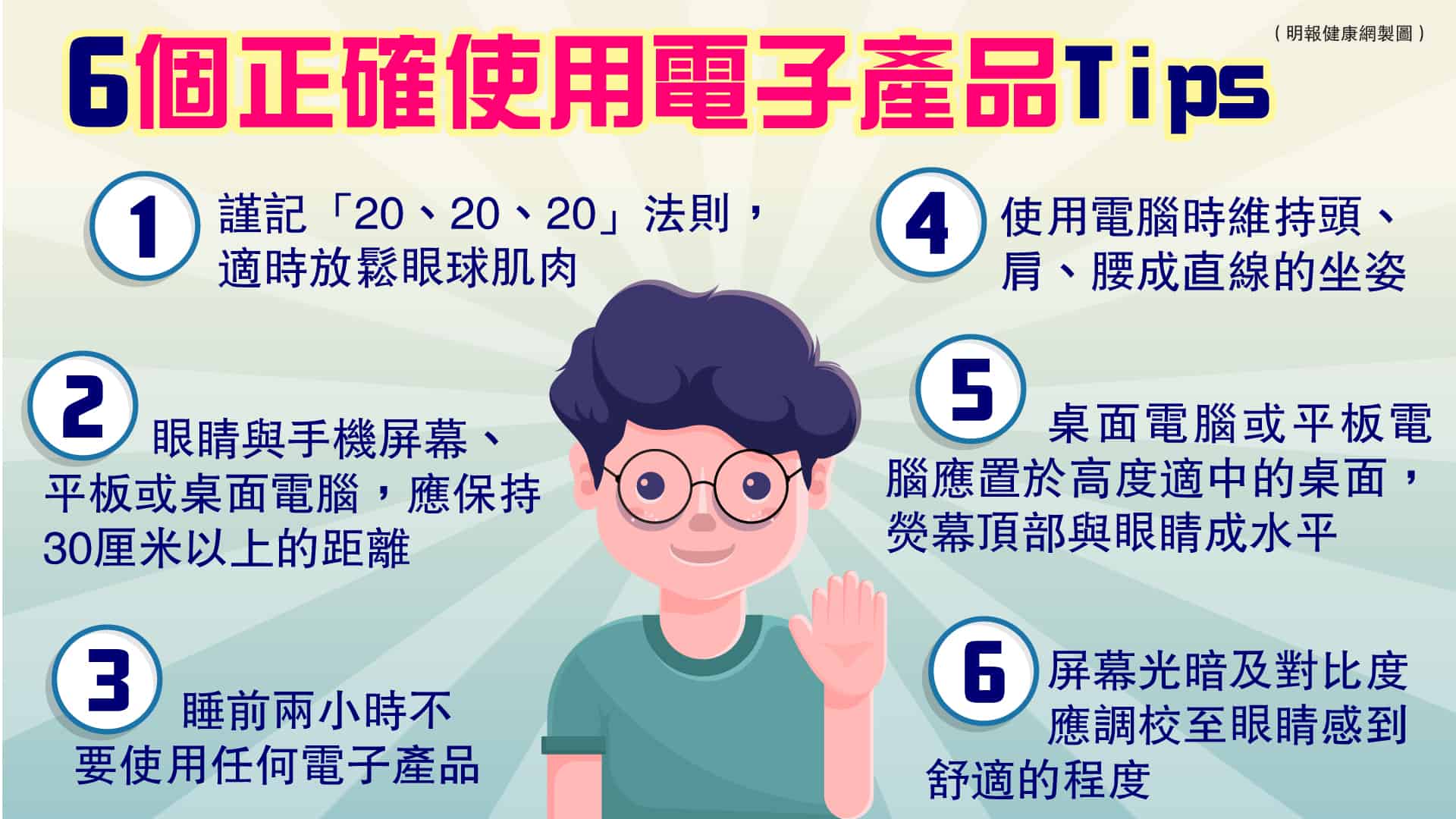 【深近視】 配戴OK鏡？矯視眼鏡？阿托品眼藥水？使用電子產品謹記「20、20、20」法則